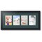 ArtToFrames Collage Photo Picture Frame with 4 - 4x6 inch Openings, Framed in Black with Over 62 Mat Color Options and Plexi Glass (CSM-3926-14)